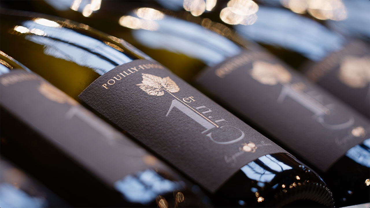 Bouteilles de vin